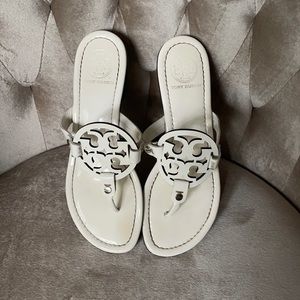 Tory Burch Miller sandal white patten